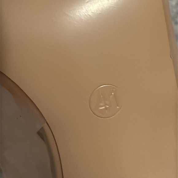 Tinted Tan/Clear Slingbacks - Size 41 - Jeweled Bow Detail - Picture 3 of 4